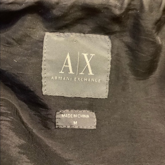 Armani Exchange Grey/Black Denim Vest Sz M EUC - Picture 3 of 9